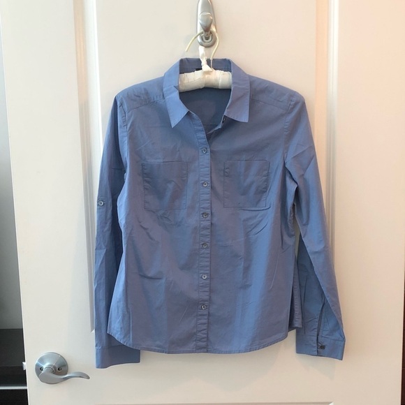 Ann Taylor Button Down Blouse Size 4 Petite - Picture 2 of 13